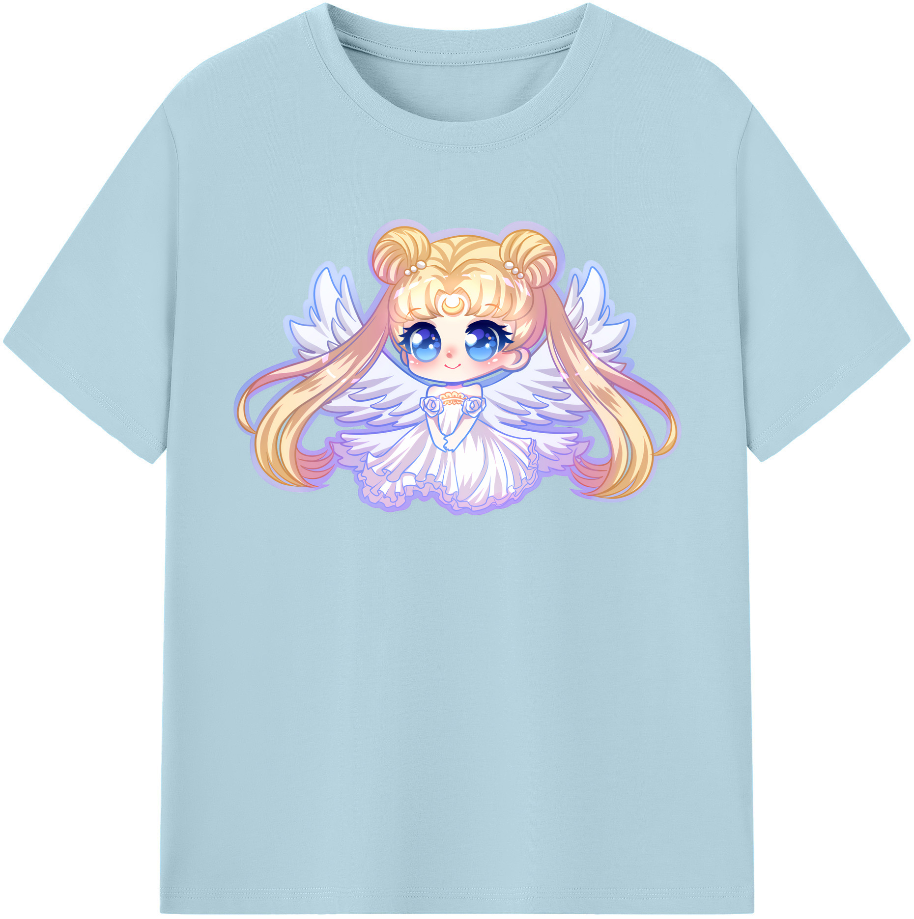 （画像用） 美少女戦士セーラームーン 愛野 美奈子 あいの みなこ Sailor Moon Aino Minako 綿100％半袖Tシャツ（フロントプリント）
